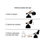 Extintor Portátil de Emergencia Tipo ABC 1 kg Truper - Imagen 2
