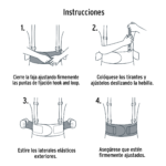 Faja Alta Visibilidad con Tirantes Talla M Truper - Imagen 2