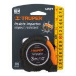 Flexómetro Gripper contra impactos 3 m cinta 13 mm, TRUPER - Imagen 2