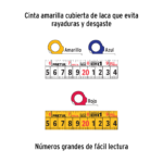 Flexómetro PRETUL 8 m cinta 25 mm - Imagen 2