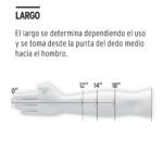 Guantes para soldador, reforzados, azules, TRUPER - Imagen 3