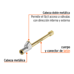 Inflador TRUPER de cabeza doble, cuerda 1/4" NPT - Imagen 4