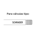 Inflador TRUPER de cabeza doble, cuerda 1/4" NPT - Imagen 3
