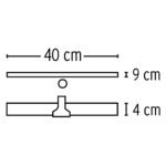 Jalador de Lamina Reforzada de 40 cm Klintek - Imagen 2