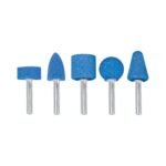 Juego de 5 piedras montadas zanco 1/4" TRUPER, alto rendimiento