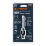 Mandril para brocasierra diamante con rosca 3/8", TRUPER - Imagen 2