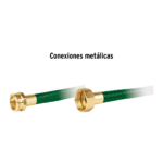 Manguera 1/2" reforzada 3 capas conexiones metal 15m, PRETUL - Imagen 2