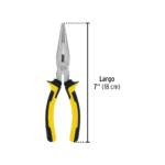 Pinza de punta y corte 7" mango Comfort Grip, PRETUL - Imagen 3