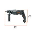 Rotomartillo/destornillador 1/2", 1200W Industrial TRUPER - Imagen 3