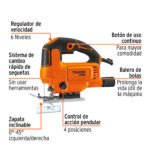 Sierra caladora 750W 5.9 A vel. variable, TRUPER PRO - Imagen 4