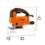 Sierra caladora 750W 5.9 A vel. variable, TRUPER PRO - Imagen 3