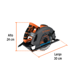 Sierra circular, 7-1/4", profesional, 220 V, 1500 W - Imagen 3