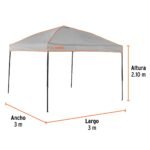 Toldo plegable de 3 x 3 m, TRUPER - Imagen 2