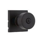 Cerradura Kwikset Bilbao para Dormitorio Negro