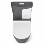 Inodoro Blanco y Negro LT-1001-C24 - Imagen 2